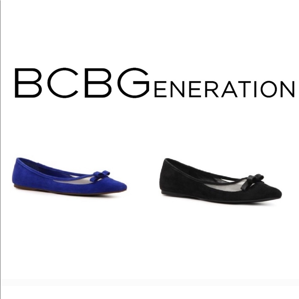 BCBG Paris Zarine Suede Flats